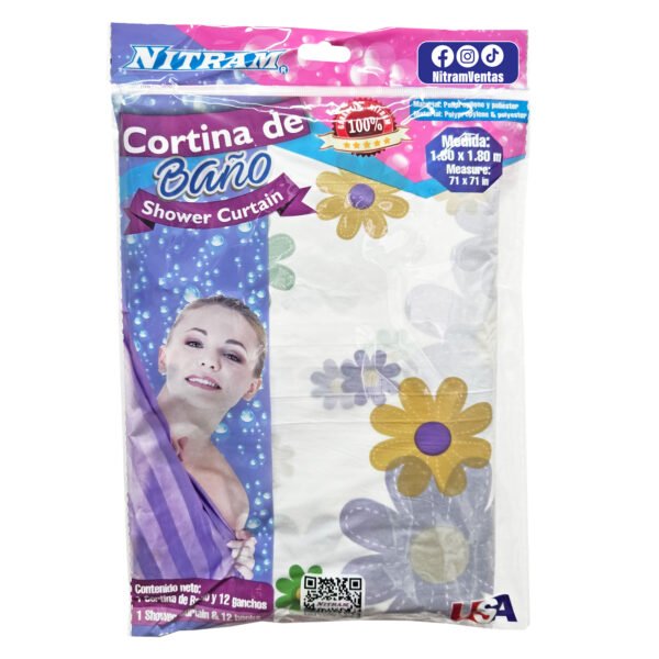 CORTINA PARA BAÑO NITRAM