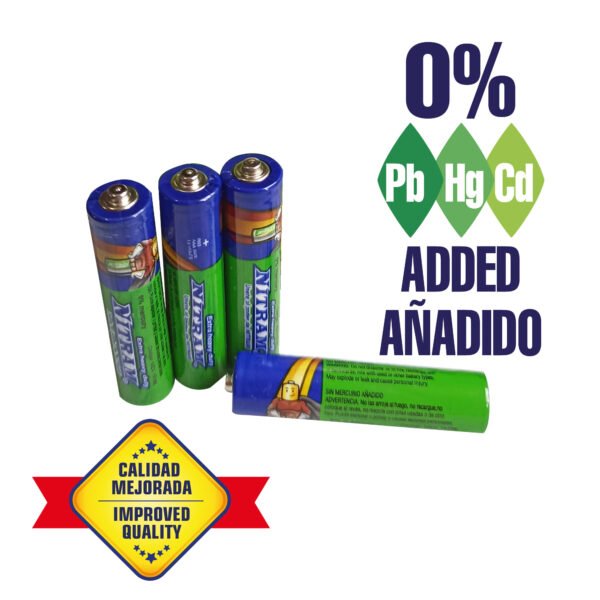 BATERÍA PILA AAA nitram