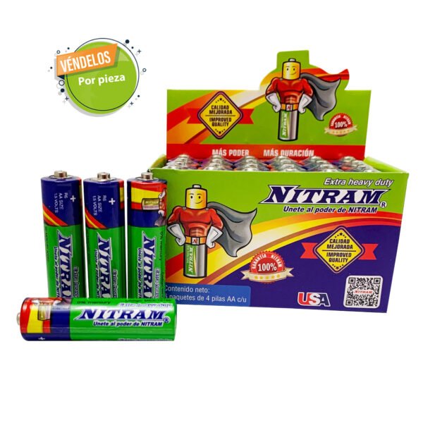 BATERÍA PILA AA nitram