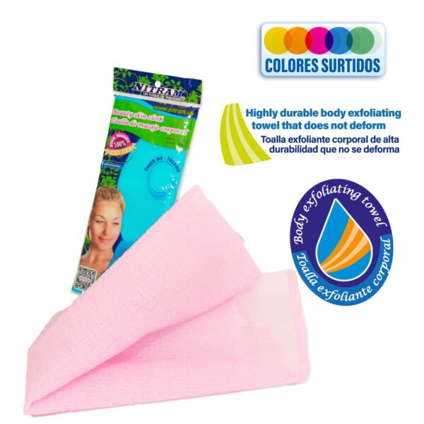 TOALLA EXFOLIANTE CORPORAL NITRAM