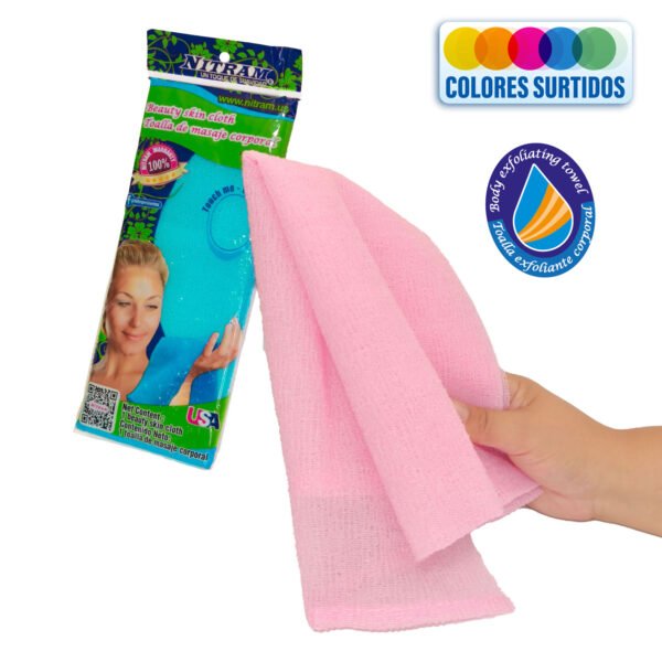 TOALLA EXFOLIANTE CORPORAL NITRAM